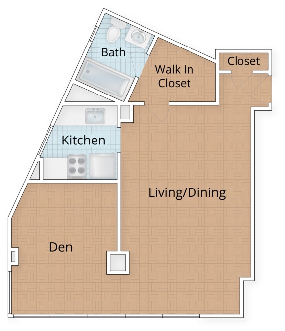 Adams Studio & 1Bedroom Apartments for Rent The Diplomat